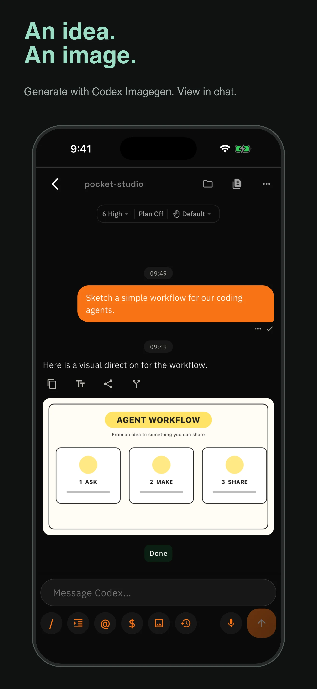 CC Pocket: Codex & Claude screenshot