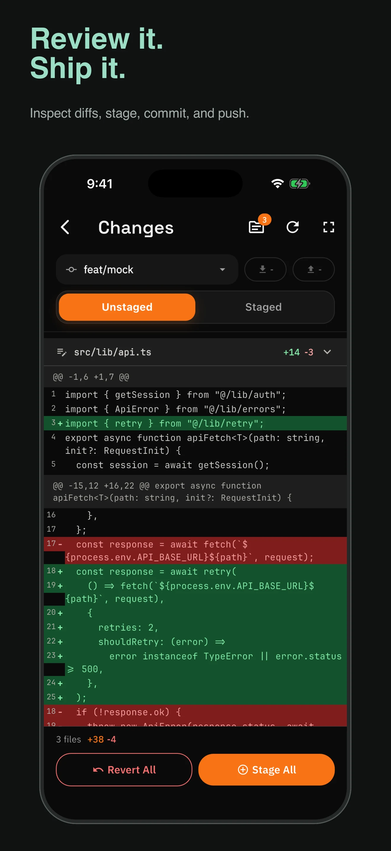 CC Pocket: Codex & Claude screenshot